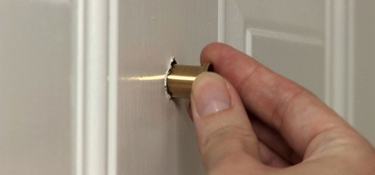 peephole door repair in East Foothills