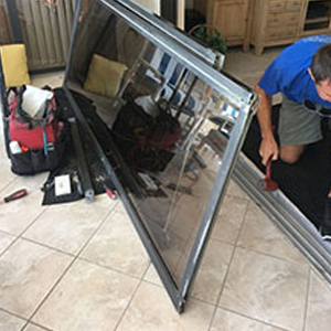 sliding glass door frame repair East Foothills